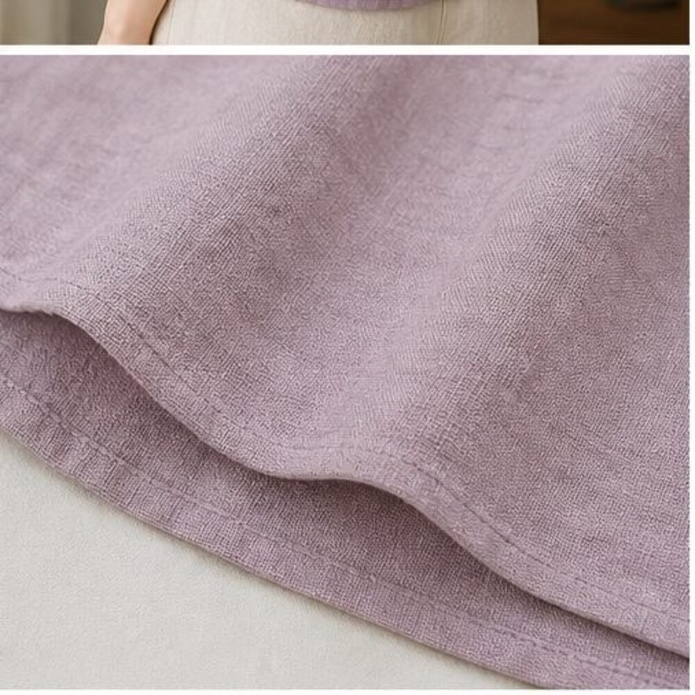 Mauve Ruffle Blouse - Picture 6 of 6